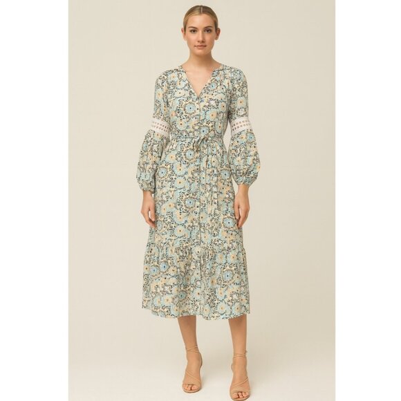 LemLem Telem Peasant Maxi Dress XS NWT - Picture 1 of 9